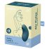 Satisfyer Vulva Lover 2 - акумулаторен вибратор за клитор с въздушни вълни (син)