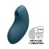 Satisfyer Vulva Lover 2 - акумулаторен вибратор за клитор с въздушни вълни (син)