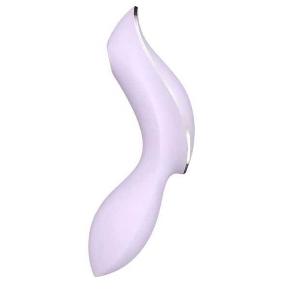 Satisfyer Curvy Trinity 2 - вълнуващ 2в1 вибратор (лилав)
