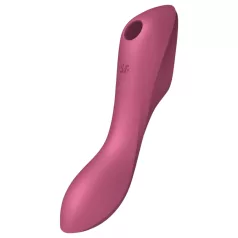   Satisfyer Curvy Trinity 3 - въздушен и вибриращ стимулатор 2в1 - червен