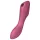 Satisfyer Curvy Trinity 3 - въздушен и вибриращ стимулатор 2в1 - червен