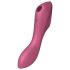 Сатисфаер Curvy Тринити 3 - 2 в 1 вибратор с въздушни вълни (червен)