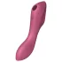 Satisfyer Curvy Trinity 3 - въздушен и вибриращ стимулатор 2в1 - червен