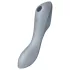 Satisfyer Curvy Trinity 3 - вибратор с въздушни вълни 2в1 - сив