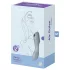 Satisfyer Curvy Trinity 3 - вибратор с въздушни вълни 2в1 - сив
