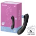 Satisfyer Curvy Trinity 4 - въздушно-вълнов 2 в 1 вибратор (черен)