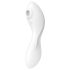 Сатисфайер Curvy Trinity 5+ - умен 2в1 вибратор (бял)
