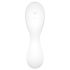 Satisfyer Curvy Trinity 5+ - умен 2в1 вибратор (бял)