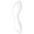 Сатисфайер Curvy Trinity 5+ - умен 2в1 вибратор (бял)
