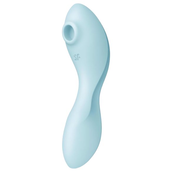 Satisfyer Curvy Trinity 5+ - интелигентен 2в1 вибратор (син)