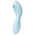 Satisfyer Curvy Trinity 5+ - интелигентен 2в1 вибратор (син)