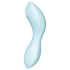 Satisfyer Curvy Trinity 5+ - интелигентен 2в1 вибратор (син)