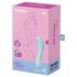 Satisfyer Curvy Trinity 5+ - интелигентен 2в1 вибратор (син)