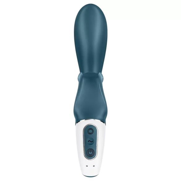Satisfyer Hug Me - вибратор с клиторен накрайник, управляван чрез приложение (син)