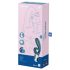 Satisfyer Hug Me - умен вибратор с клиторен приставка (син)