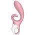 Satisfyer Hug Me - умен клиторен вибратор с гъвкаво рамо (розов)
