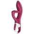 Satisfyer Embrace Me - вибратор с клиторен стимулатор - акумулаторен - червен