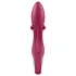 Satisfyer Embrace Me - вибратор с клиторен стимулатор - акумулаторен - червен