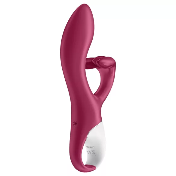Satisfyer Embrace Me - вибратор с клиторен стимулатор - акумулаторен - червен