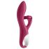 Satisfyer Embrace Me - акумулаторен вибратор с клиторна приставка (червен)