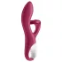 Satisfyer Embrace Me - вибратор с клиторен стимулатор - акумулаторен - червен