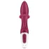 Satisfyer Embrace Me - вибратор с клиторен стимулатор - акумулаторен - червен