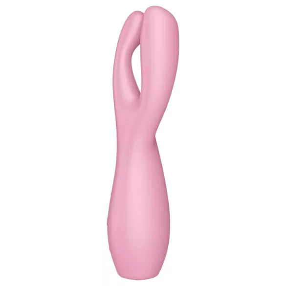 Satisfyer Threesome 3 - клиторен вибратор с акумулатор - розов