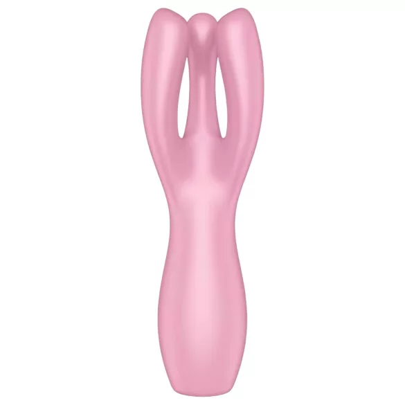 Satisfyer Threesome 3 - клиторен вибратор с акумулатор - розов