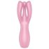 Satisfyer Threesome 3 - Акумулаторен вибратор за клитор (розов)