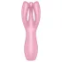 Satisfyer Threesome 3 - клиторен вибратор с акумулатор - розов