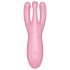 Satisfyer Threesome 4 - Интелигентен клиторен вибратор (розов)