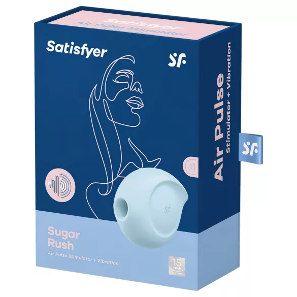 Satisfyer Sugar Rush - вибратор с въздушни вълни за клитор - син