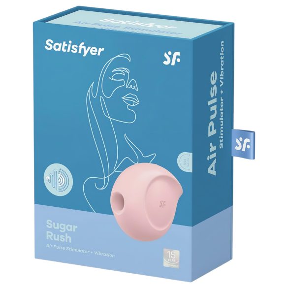 Satisfyer Sugar Rush - вибратор за клитор с въздушни вълни - розов