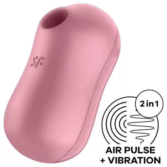 Satisfyer Cotton Candy - вибратор за клитор с въздушни вълни - корал