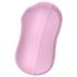 Satisfyer Памучен Бонбон - акумулаторен въздушно-вълнов клитор стимулатор (лилав)