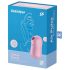 Satisfyer Памучен Бонбон - акумулаторен въздушно-вълнов клитор стимулатор (лилав)