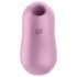 Satisfyer Памучен Бонбон - акумулаторен въздушно-вълнов клитор стимулатор (лилав)