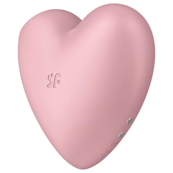 Satisfyer Cutie Heart - презаредим вибратор с вълни (розов)