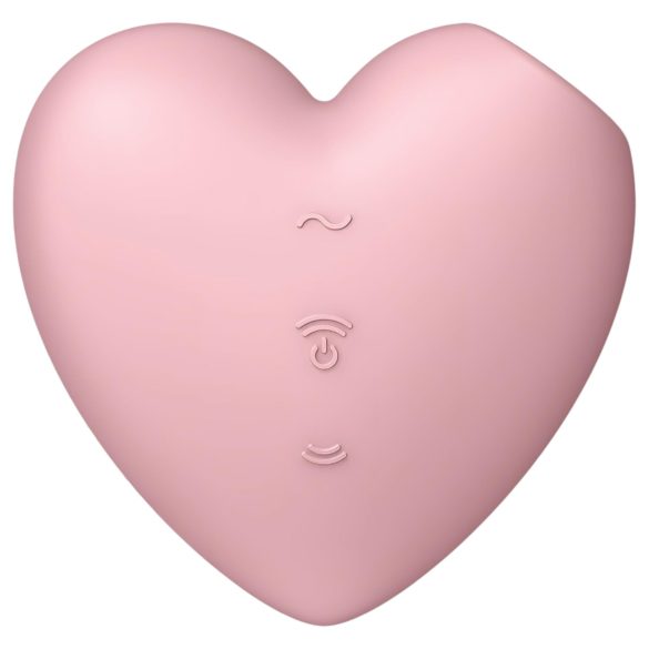 Satisfyer Cutie Heart - презаредим вибратор с вълни (розов)