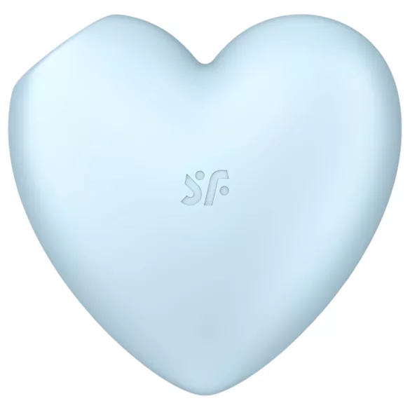 Satisfyer Cutie Heart - вибратор с въздушни вълни за клитор - акумулаторен, син