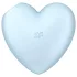 Satisfyer Cutie Heart - вибратор с въздушни вълни за клитор - акумулаторен, син