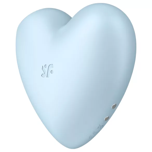 Satisfyer Cutie Heart - вибратор с въздушни вълни за клитор - акумулаторен, син