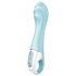 Сатисфаер Air Pump Vibrator 5 - умен вибратор с помпа (син)