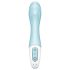 Сатисфаер Air Pump Vibrator 5 - умен вибратор с помпа (син)
