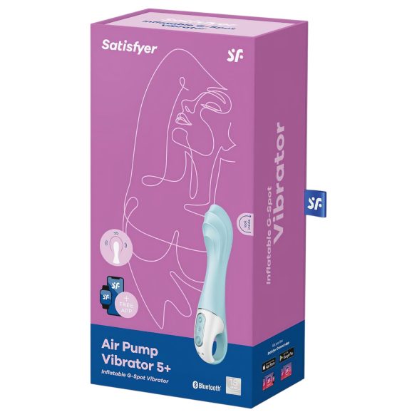 Satisfyer - помпа вибратор - смарт, помпируем, син