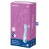 Сатисфаер Air Pump Vibrator 5 - умен вибратор с помпа (син)