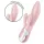Satisfyer Air Pump Bunny 3 - вибриращ дилдо с помпа - розов