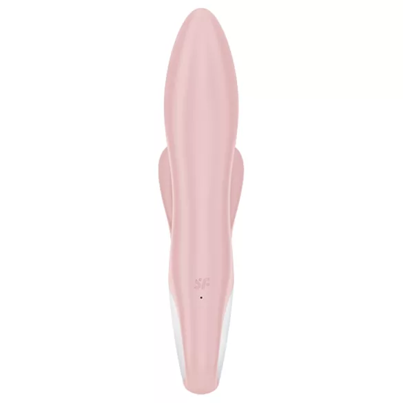 Satisfyer Air Pump Bunny 3 - вибриращ дилдо с помпа - розов