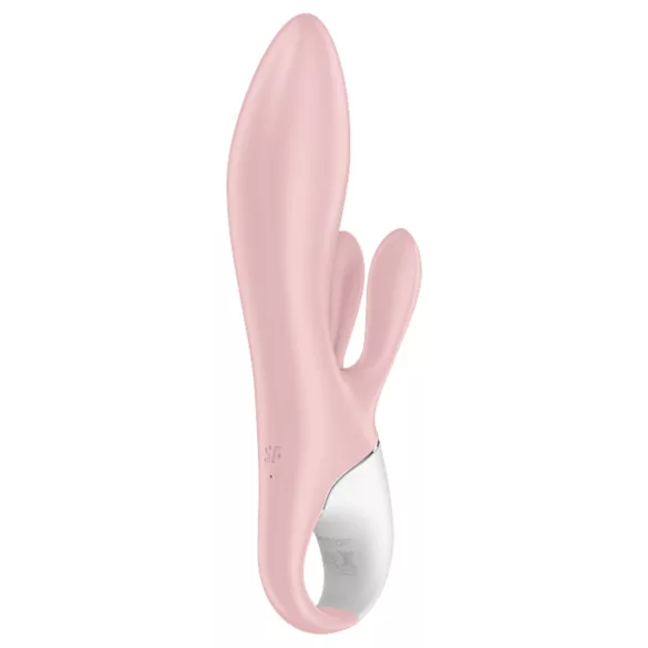 Satisfyer Air Pump Bunny 3 - вибриращ дилдо с помпа - розов
