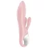 Satisfyer Air Pump Bunny 3 - вибриращ дилдо с помпа - розов